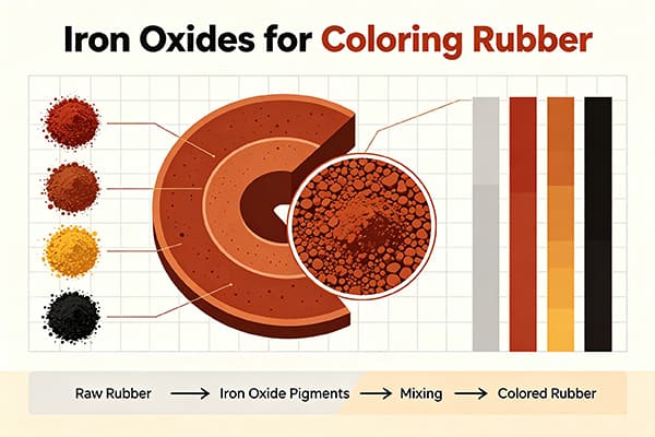 Iron Oxides for Coloring Rubber