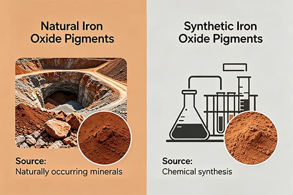 Natural vs. Synthetic Iron Oxide Pigments in Modern Industrial Coloring