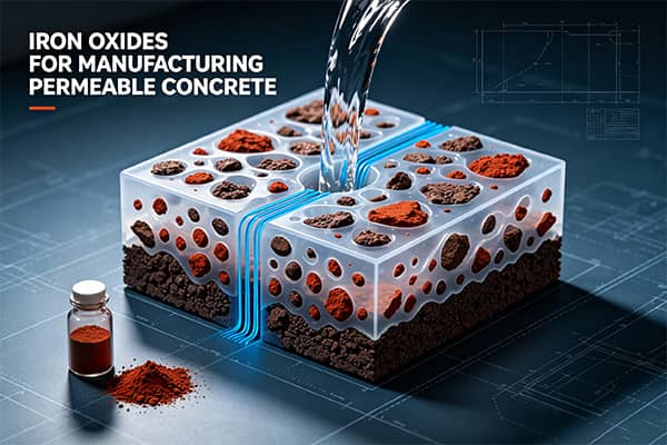 Iron Oxides for Manufacturing Permeable Concrete
