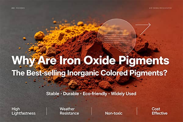 Why Are Iron Oxide Pigments The Best-selling Inorganic Colored Pigments?